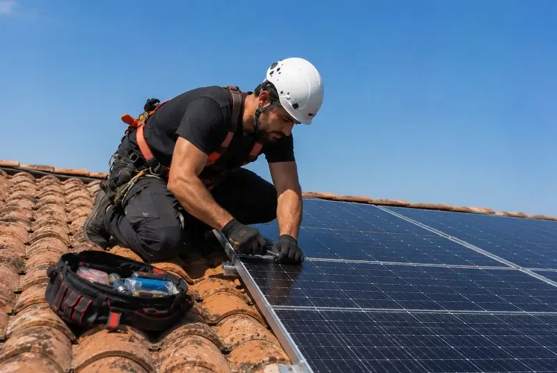 Maintenance et monitoring de panneaux solaires à Bats