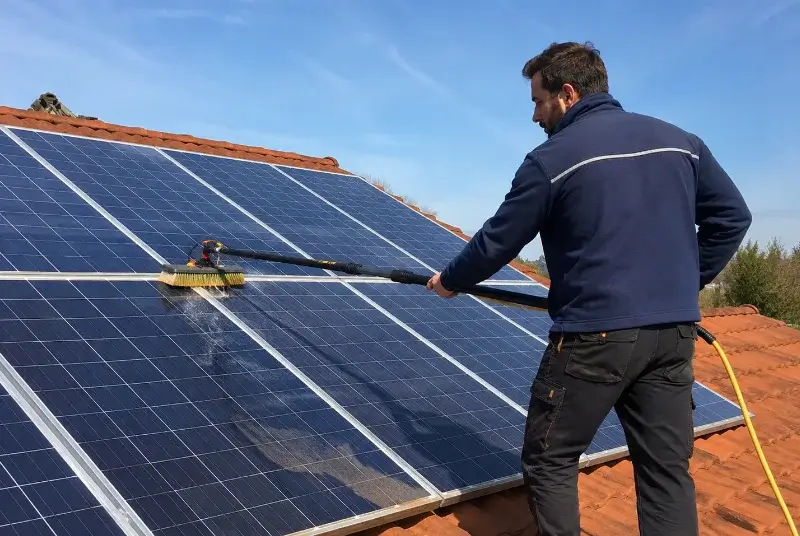 Nettoyage et entretien de panneaux solaires à Bats
